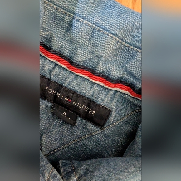Tommy Hilfiger Blue Denim with Red Stripe - Picture 3 of 4
